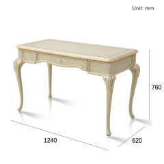 ,MY SHOP,French-Style Wooden Dressing Table with Hand-Carved Details,foshan furniture factory,custom Furniture factory,china furniture factory
