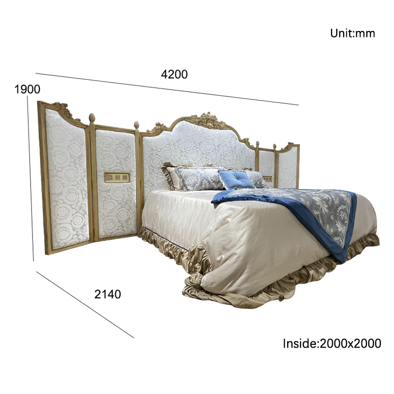 French Classic Bed Timeless Bedroom Centerpiece,EKAR FURNITURE CO.,LTD,French Classic Bed Timeless Bedroom Centerpiece,foshan furniture factory,custom Furniture factory,china furniture factory