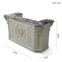 ,MY SHOP,French Style Marble Top Bar Table with Metal Frame for Living Room or Kitchen,foshan furniture factory,custom Furniture factory,china furniture factory