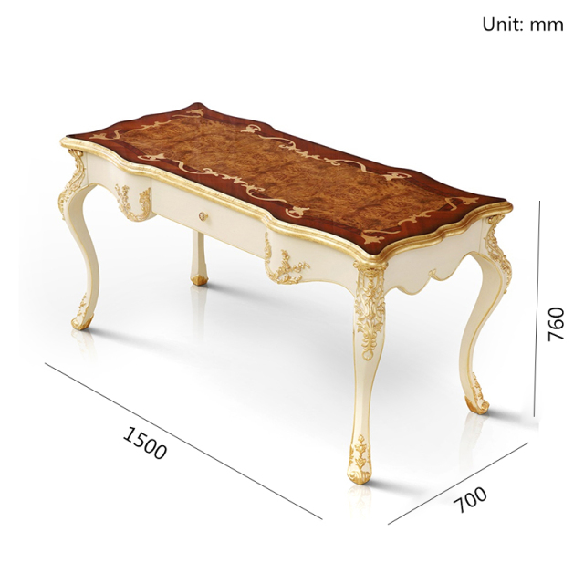 ,MY SHOP,EKAR FURNITURE Elegant Solid Wood Writing Desk - Craftsmanship Redefined,foshan furniture factory,custom Furniture factory,china furniture factory