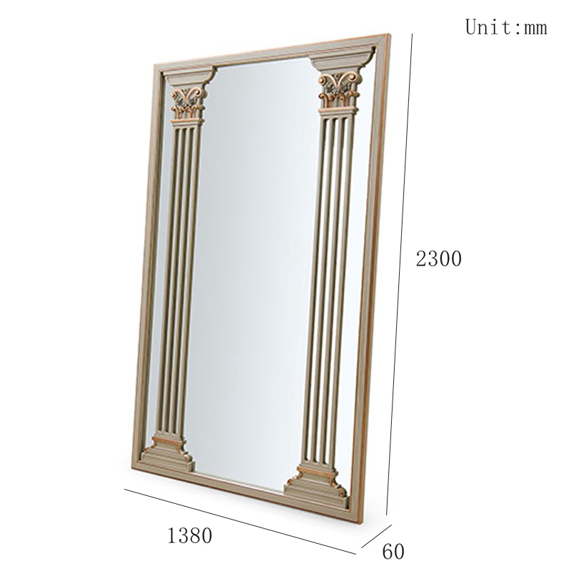 Classic Floor Mirror with Wooden Frame for Bedroom or Dressing Area,EKAR FURNITURE CO.,LTD,Classic Floor Mirror with Wooden Frame for Bedroom or Dressing Area,foshan furniture factory,custom Furniture factory,china furniture factory