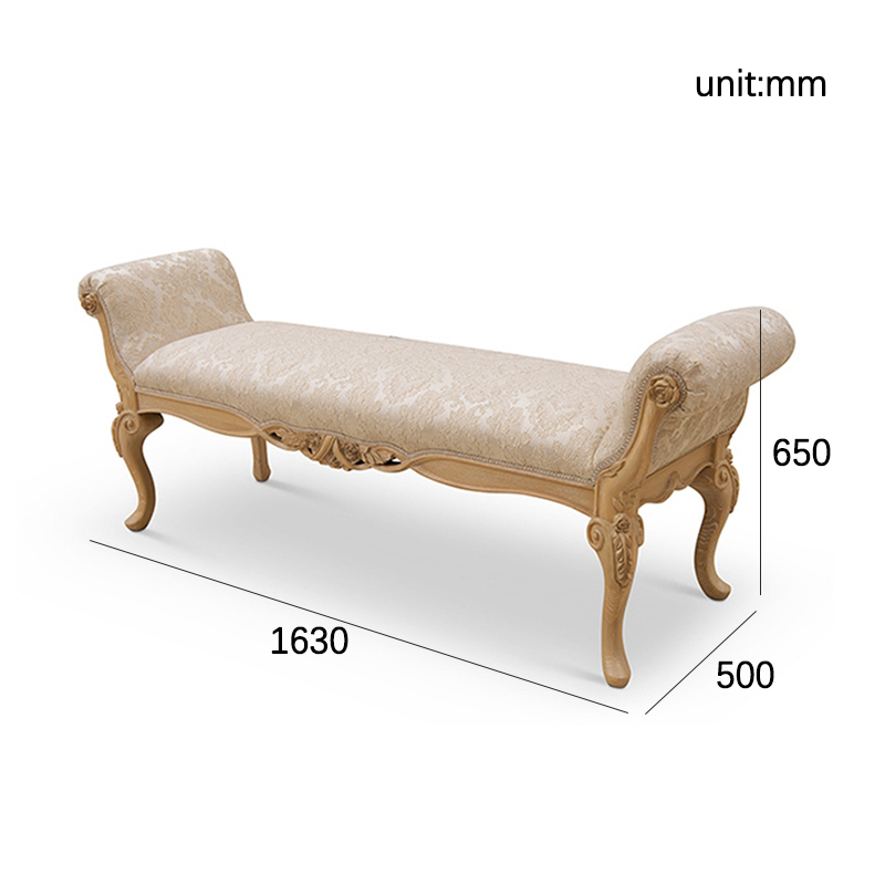 Fabric Ash Wood Bench Bedroom Ottoman,EKAR FURNITURE CO.,LTD,Fabric Ash Wood Bench Bedroom Ottoman - Ekar Furniture,foshan furniture factory,custom Furniture factory,china furniture factory