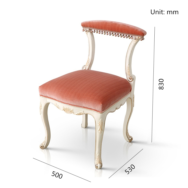 Small Orange Wooden Velvet Dressing Stools/Vanity Chair/Vanity Stool/Makeup Stool,EKAR FURNITURE CO.,LTD,,foshan furniture factory,custom Furniture factory,china furniture factory
