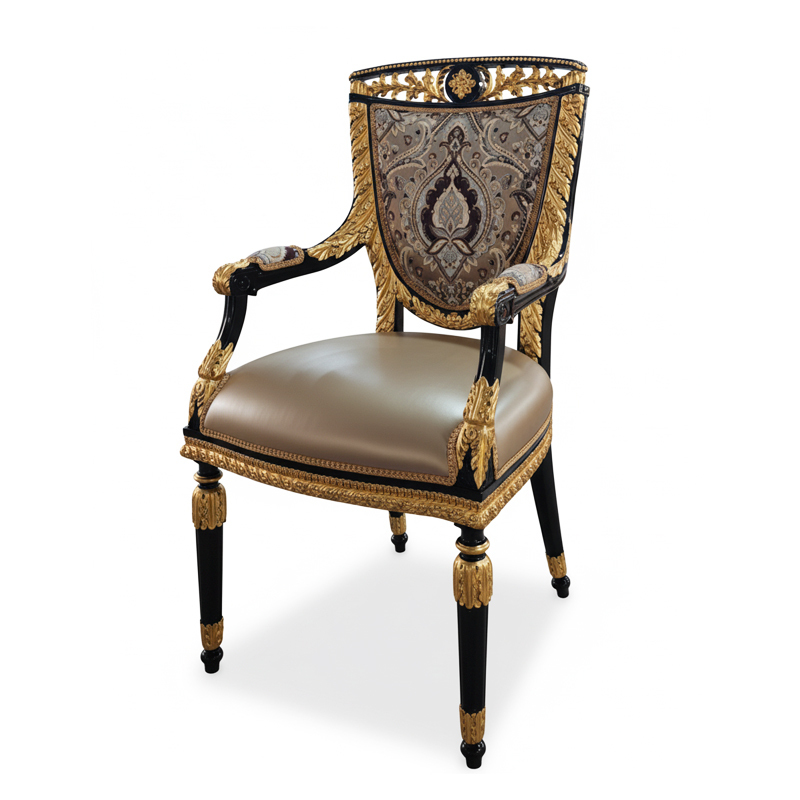 French Classical Dining Chair with Solid Wood and Upholstered Fabric for Dining Rooms,EKAR FURNITURE CO.,LTD,French Classical Dining Chair with Solid Wood and Upholstered Fabric for Dining Rooms,foshan furniture factory,custom Furniture factory,china furniture factory