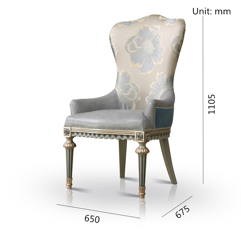 Cozy Accent French Style Wooden Chair,EKAR FURNITURE CO.,LTD,Cozy Accent French Style Wooden Chair - Ekar Furniture,foshan furniture factory,custom Furniture factory,china furniture factory