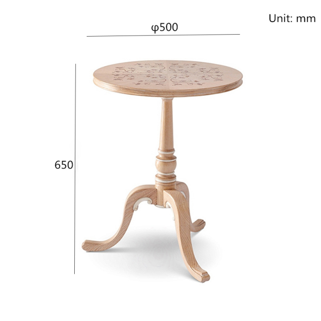 ,MY SHOP,Classic Wood Round Side Table – Elegant Design for Sophisticated Spaces,foshan furniture factory,custom Furniture factory,china furniture factory