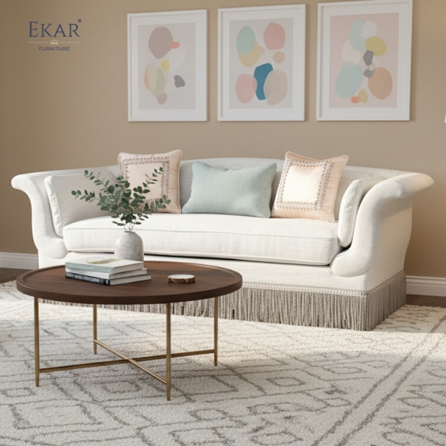 Luxury Classic Style Fabric Sofa with Fringe Detailing for Living Room,MY SHOP,Luxury Classic Style Fabric Sofa with Fringe Detailing for Living Room,foshan furniture factory,custom Furniture factory,china furniture factory