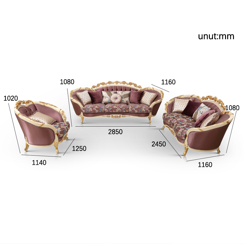 Wooden Living Room Furniture French Sofa Classic Seat Sofa Set,EKAR FURNITURE CO.,LTD,Wooden Living Room Furniture French Sofa Classic Seat Sofa Set,foshan furniture factory,custom Furniture factory,china furniture factory
