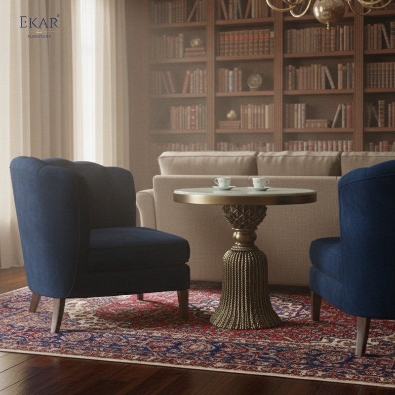 Regalia Marble Accent Table - Luxury Brass Tassel Side Table with Green Marble Top,EKAR FURNITURE CO.,LTD,Regalia Marble Accent Table - Luxury Brass Tassel Side Table with Green Marble Top,foshan furniture factory,custom Furniture factory,china furniture factory