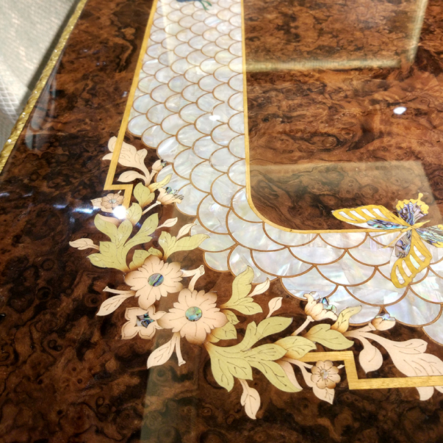 ,MY SHOP,New 5m Customized High Gloss Veneer Dining Table Set,foshan furniture factory,custom Furniture factory,china furniture factory