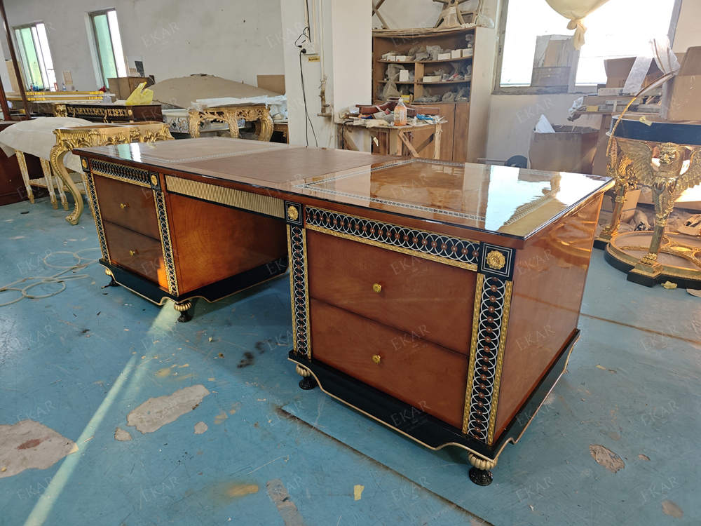 Classic Style Home Office Table Classic Luxury Furniture Desk,EKAR FURNITURE CO.,LTD,Classic Style Home Office Table Classic  Luxury Furniture Desk,foshan furniture factory,custom Furniture factory,china furniture factory