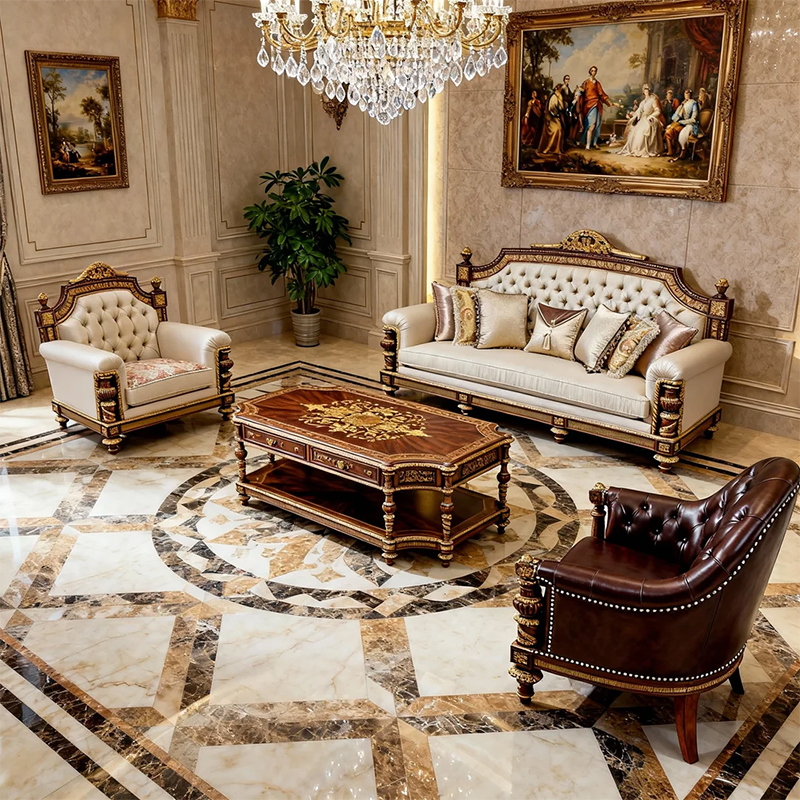 EKAR Charleston Estate Hand-Carved Tufted Fabric Sofa with Gilded Accents,EKAR FURNITURE CO.,LTD,EKAR Charleston Estate Hand-Carved Tufted Fabric Sofa with Gilded Accents,foshan furniture factory,custom Furniture factory,china furniture factory