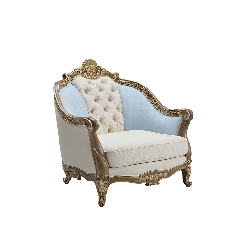 EKAR Isabelle French Hand-Carved Tufted Sofa with Gilded Wood Frame,EKAR FURNITURE CO.,LTD,EKAR Isabelle French Hand-Carved Tufted Sofa with Gilded Wood Frame,foshan furniture factory,custom Furniture factory,china furniture factory