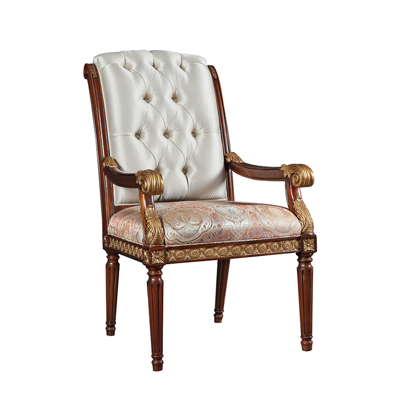 EKAR Charleston Imperial Dining Armchair with Tufted Back and Paisley Seat,EKAR FURNITURE CO.,LTD,EKAR Charleston Imperial Dining Armchair with Tufted Back and Paisley Seat,foshan furniture factory,custom Furniture factory,china furniture factory
