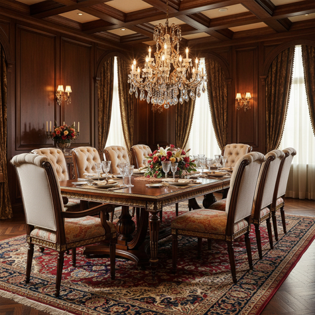 EKAR Charleston Classic Rectangular Dining Table with Gilded Fluted Legs,MY SHOP,EKAR Charleston Classic Rectangular Dining Table with Gilded Fluted Legs,foshan furniture factory,custom Furniture factory,china furniture factory