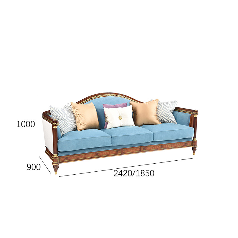 Classic living room furniture: a sectional sofa with ornate fabrics on solid wood legs,EKAR FURNITURE CO.,LTD,Classic living room furniture: a sectional sofa with ornate fabrics on solid wood legs,foshan furniture factory,custom Furniture factory,china furniture factory