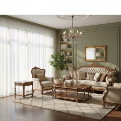 EKAR Royal Sovereign Marquetry Coffee Table with Hand-Carved Gilded Accents,MY SHOP,EKAR Royal Sovereign Marquetry Coffee Table with Hand-Carved Gilded Accents,foshan furniture factory,custom Furniture factory,china furniture factory