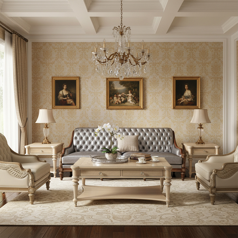 EKAR Hampton Estate Rectangular Coffee Table with Dual Drawers and Lower Shelf,EKAR FURNITURE CO.,LTD,EKAR Hampton Estate Rectangular Coffee Table with Dual Drawers and Lower Shelf,foshan furniture factory,custom Furniture factory,china furniture factory