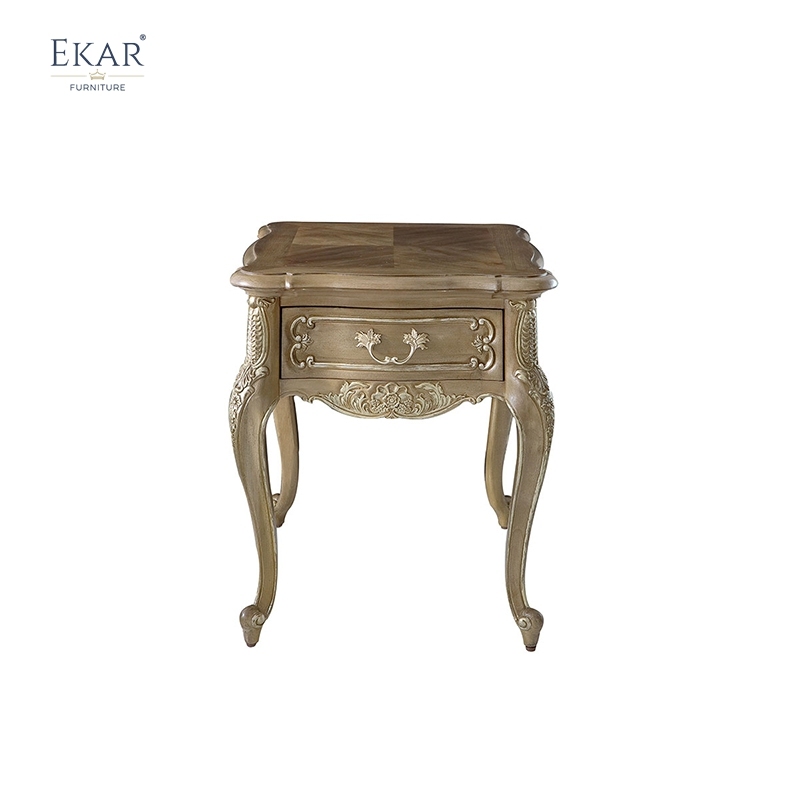 EKAR Isabelle French Provincial Carved End Table with Scrolled Legs,EKAR FURNITURE CO.,LTD,EKAR Isabelle French Provincial Carved End Table with Scrolled Legs,foshan furniture factory,custom Furniture factory,china furniture factory