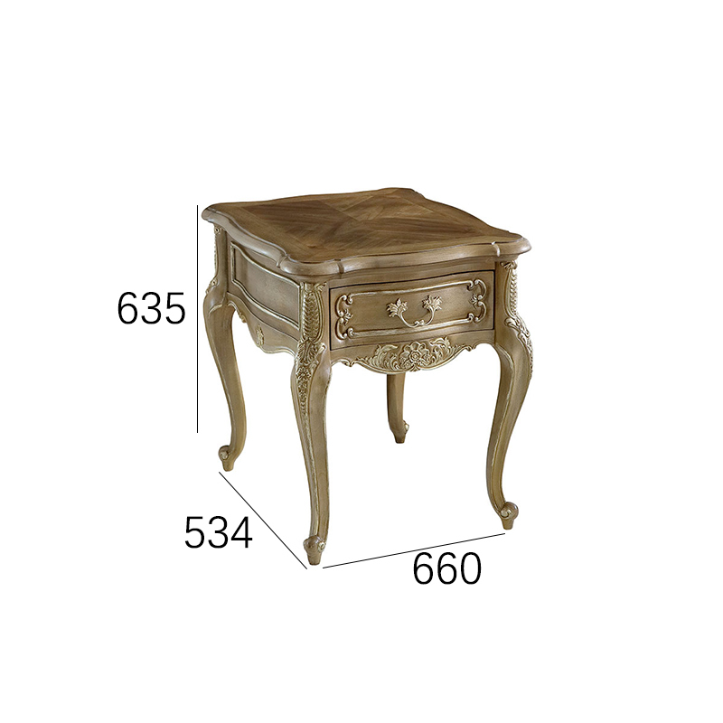 EKAR Isabelle French Provincial Carved End Table with Scrolled Legs,EKAR FURNITURE CO.,LTD,EKAR Isabelle French Provincial Carved End Table with Scrolled Legs,foshan furniture factory,custom Furniture factory,china furniture factory