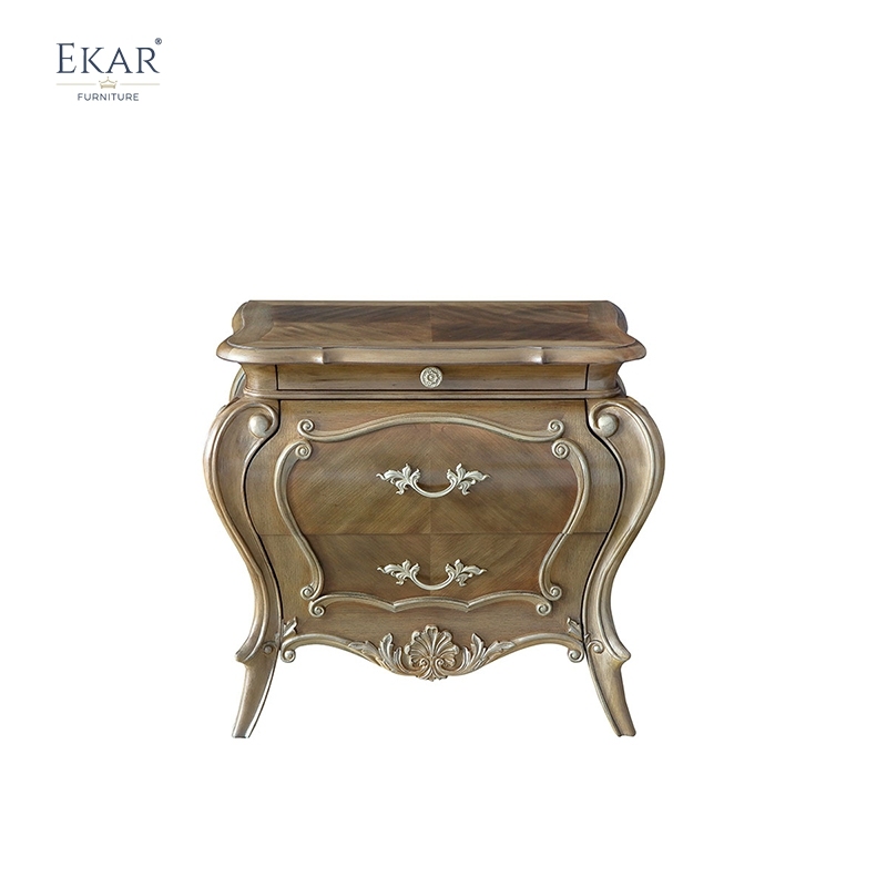 EKAR Isabelle American Style Curved Bedside Table (with Hidden Jewelry Drawer),EKAR FURNITURE CO.,LTD,EKAR Isabelle American Style Curved Bedside Table (with Hidden Jewelry Drawer),foshan furniture factory,custom Furniture factory,china furniture factory
