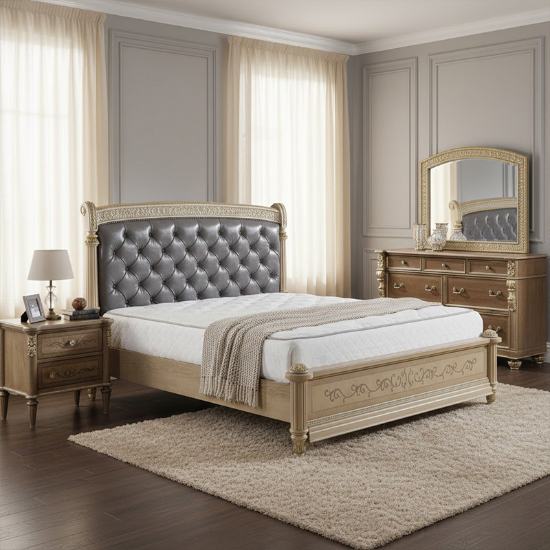 EKAR Charleston Estate Seven-Drawer Dresser with Gilded Accents and Parquet Inlay,EKAR FURNITURE CO.,LTD,EKAR Charleston Estate Seven-Drawer Dresser with Gilded Accents and Parquet Inlay,foshan furniture factory,custom Furniture factory,china furniture factory
