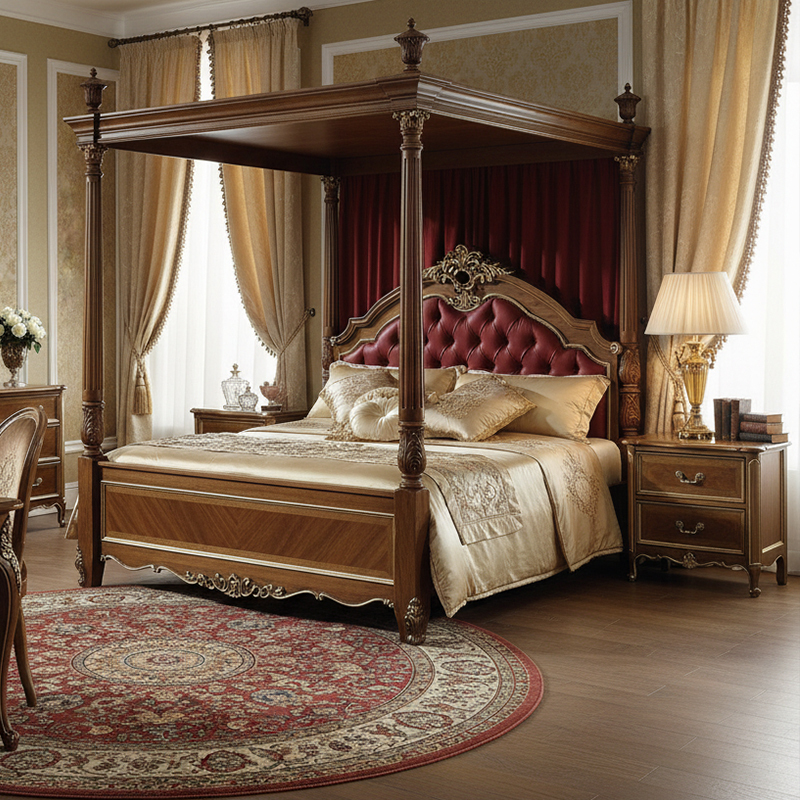 EKAR Regency Luxury Nightstand | Hand-Carved American Style Bedside Table | Premium Bedroom Furniture,EKAR FURNITURE CO.,LTD,EKAR Regency Luxury Nightstand | Hand-Carved American Style Bedside Table | Premium Bedroom Furniture,foshan furniture factory,custom Furniture factory,china furniture factory