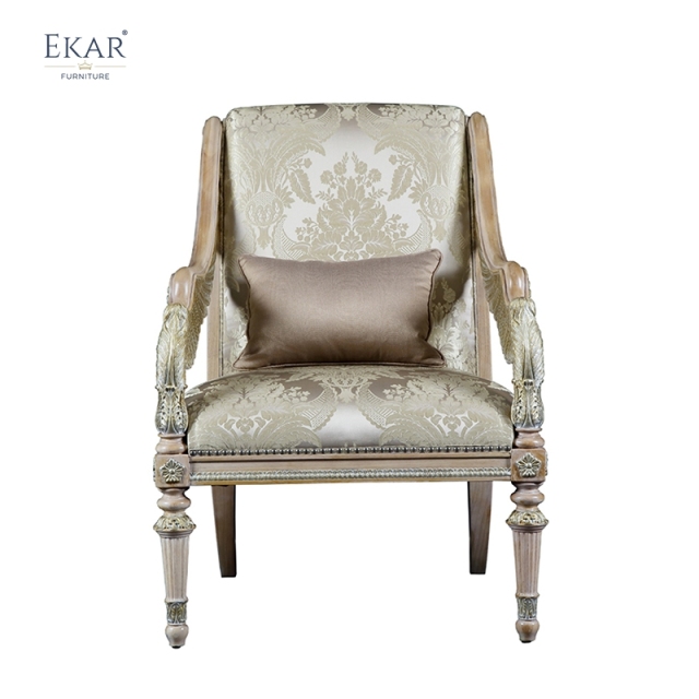 EKAR Regal Damask Accent Chair Classical Living Room Furniture,MY SHOP,EKAR Regal Damask Accent Chair Classical Living Room Furniture,foshan furniture factory,custom Furniture factory,china furniture factory