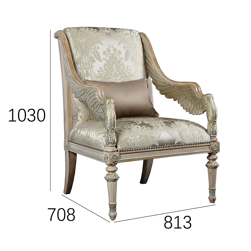 EKAR Regal Damask Accent Chair Classical Living Room Furniture,EKAR FURNITURE CO.,LTD,EKAR Regal Damask Accent Chair Classical Living Room Furniture,foshan furniture factory,custom Furniture factory,china furniture factory