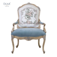 EKAR Florence Luxury Accent Chair Classical Living Room Furniture,MY SHOP,EKAR Florence Luxury Accent Chair Classical Living Room Furniture,foshan furniture factory,custom Furniture factory,china furniture factory