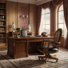 EKAR Aristocrat Luxury Executive Chair | Hand-Carved Gold Leaf Office Furniture | American Style Swivel Chair,MY SHOP,EKAR Aristocrat Luxury Executive Chair | Hand-Carved Gold Leaf Office Furniture | American Style Swivel Chair,foshan furniture factory,custom Furniture factory,china furniture factory