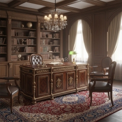 EKAR Chancellor Presidential Executive Desk | Luxury American Style Hand-Carved Office Furniture,MY SHOP,EKAR Chancellor Presidential Executive Desk | Luxury American Style Hand-Carved Office Furniture,foshan furniture factory,custom Furniture factory,china furniture factory