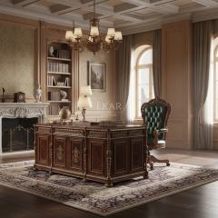 EKAR Chancellor Presidential Executive Desk | Luxury American Style Hand-Carved Office Furniture,MY SHOP,EKAR Chancellor Presidential Executive Desk | Luxury American Style Hand-Carved Office Furniture,foshan furniture factory,custom Furniture factory,china furniture factory