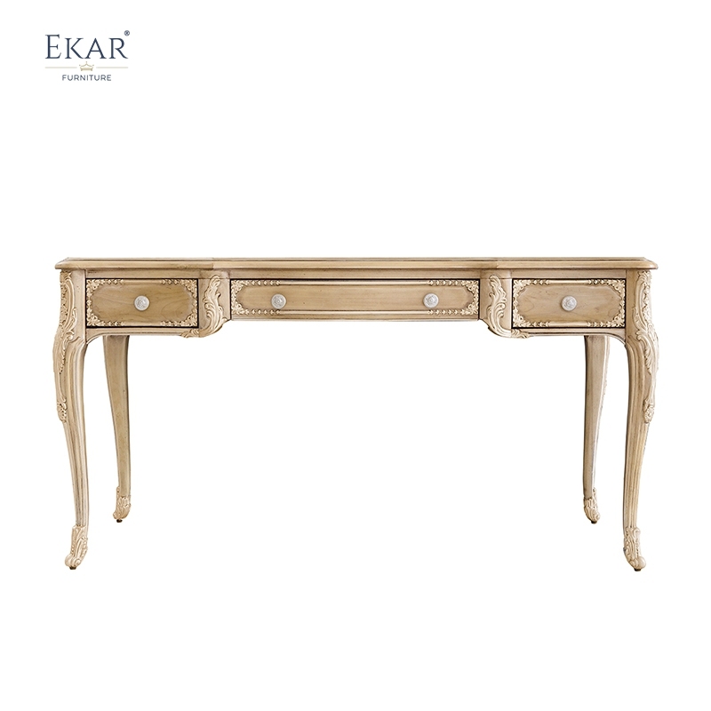 EKAR Antoinette Luxury Writing Desk | Hand-Carved American Style Home Office Furniture,EKAR FURNITURE CO.,LTD,EKAR Antoinette Luxury Writing Desk | Hand-Carved American Style Home Office Furniture,foshan furniture factory,custom Furniture factory,china furniture factory