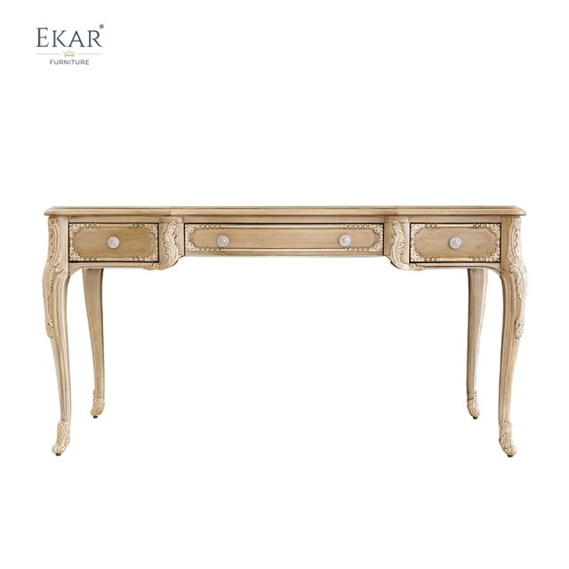 EKAR Antoinette Luxury Writing Desk | Hand-Carved American Style Home Office Furniture,EKAR FURNITURE CO.,LTD,EKAR Antoinette Luxury Writing Desk | Hand-Carved American Style Home Office Furniture,foshan furniture factory,custom Furniture factory,china furniture factory