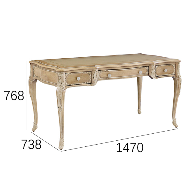 EKAR Antoinette Luxury Writing Desk | Hand-Carved American Style Home Office Furniture,EKAR FURNITURE CO.,LTD,EKAR Antoinette Luxury Writing Desk | Hand-Carved American Style Home Office Furniture,foshan furniture factory,custom Furniture factory,china furniture factory