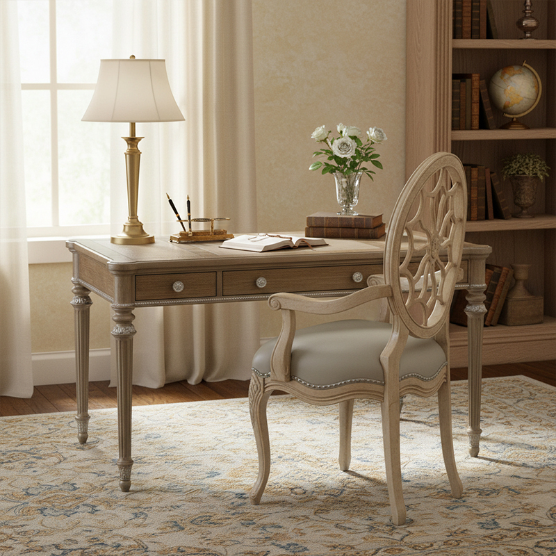 EKAR Heritage Luxury Writing Desk Hand-Carved Executive Study,EKAR FURNITURE CO.,LTD,EKAR Heritage Luxury Writing Desk Hand-Carved Executive Study,foshan furniture factory,custom Furniture factory,china furniture factory