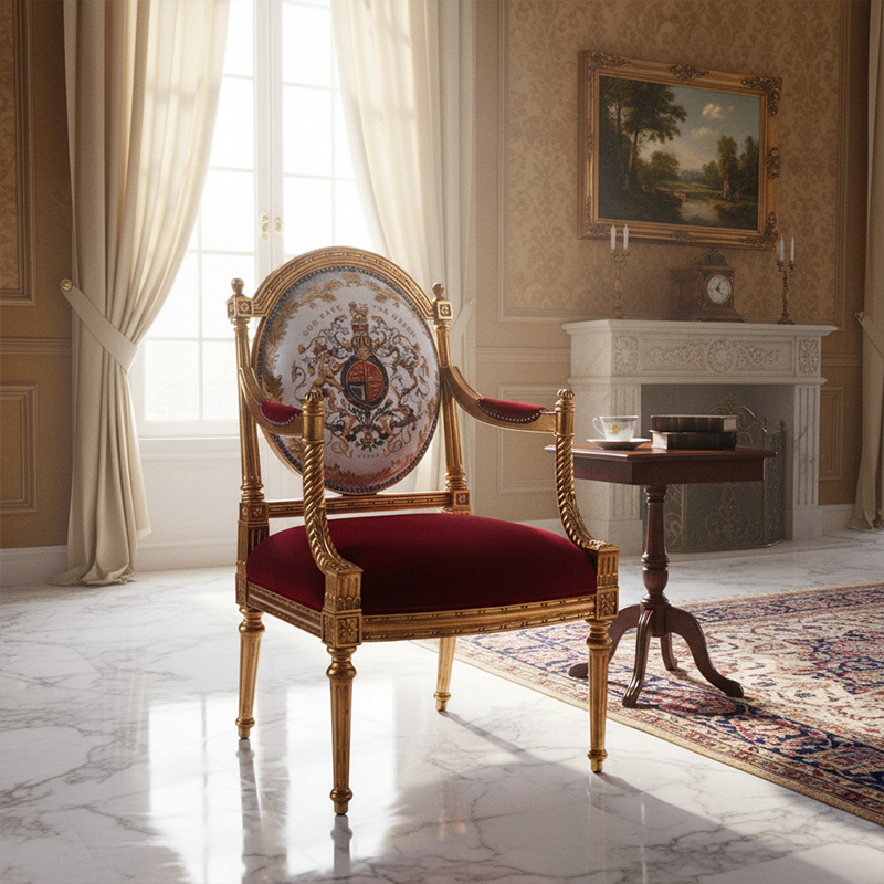 EKAR Monarch Imperial Luxury Accent Chair | Gold Leaf Royal Armchair | Classic Living Room Furniture,EKAR FURNITURE CO.,LTD,EKAR Monarch Imperial Luxury Accent Chair | Gold Leaf Royal Armchair | Classic Living Room Furniture,foshan furniture factory,custom Furniture factory,china furniture factory