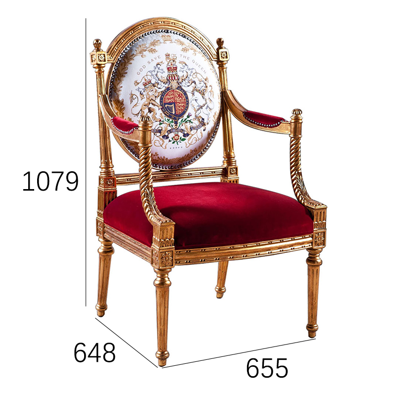 EKAR Monarch Imperial Luxury Accent Chair | Gold Leaf Royal Armchair | Classic Living Room Furniture,EKAR FURNITURE CO.,LTD,EKAR Monarch Imperial Luxury Accent Chair | Gold Leaf Royal Armchair | Classic Living Room Furniture,foshan furniture factory,custom Furniture factory,china furniture factory