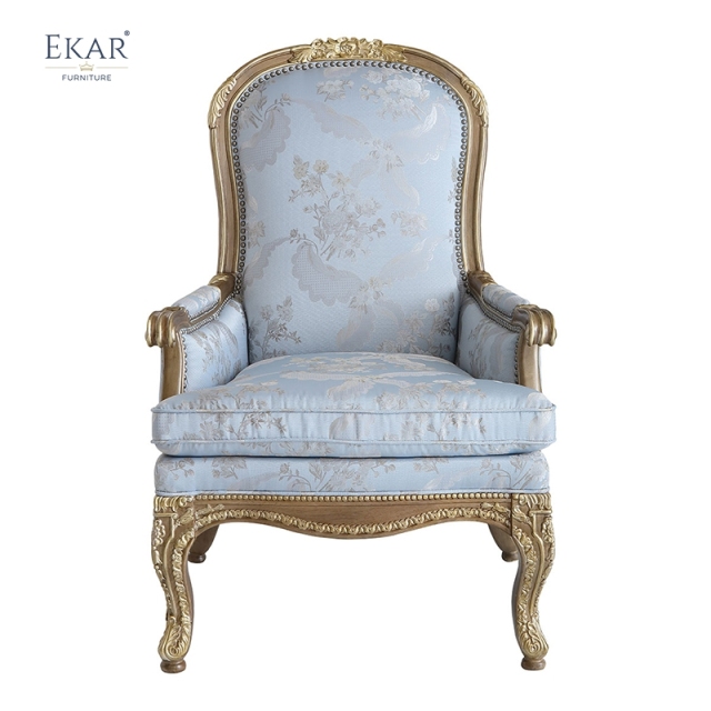 EKAR Sovereign Sky Luxury Accent Chair | Hand-Carved American Style Armchair | High-End Seating,EKAR FURNITURE CO.,LTD,EKAR Sovereign Sky Luxury Accent Chair | Hand-Carved American Style Armchair | High-End Seating,foshan furniture factory,custom Furniture factory,china furniture factory