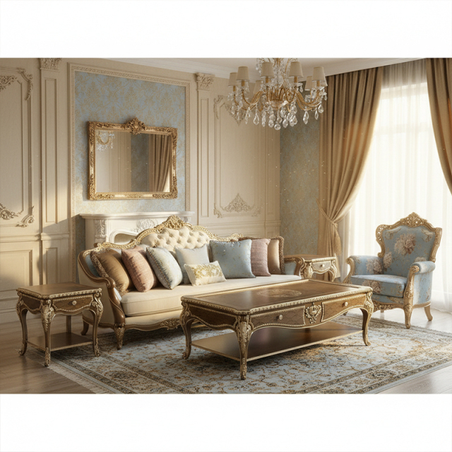 EKAR Sovereign Sky Luxury Accent Chair | Hand-Carved American Style Armchair | High-End Seating,EKAR FURNITURE CO.,LTD,EKAR Sovereign Sky Luxury Accent Chair | Hand-Carved American Style Armchair | High-End Seating,foshan furniture factory,custom Furniture factory,china furniture factory