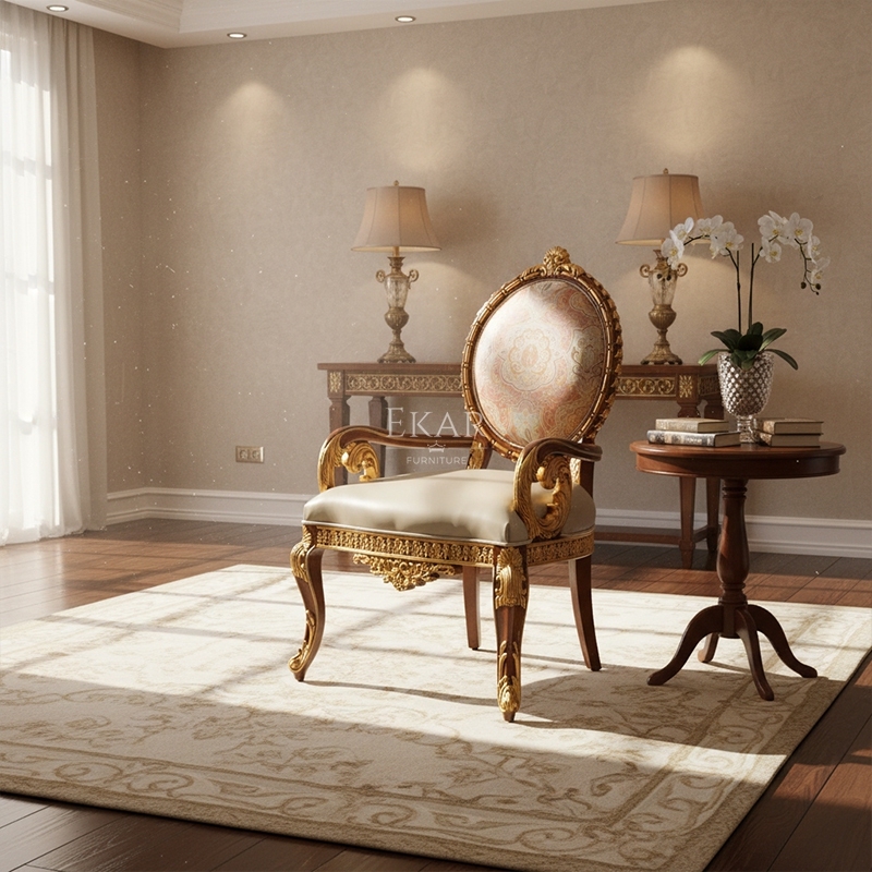 EKAR Victoria Sovereign Luxury Accent Chair  Hand-Carved American Style Armchair,EKAR FURNITURE CO.,LTD,EKAR Victoria Sovereign Luxury Accent Chair  Hand-Carved American Style Armchair,foshan furniture factory,custom Furniture factory,china furniture factory