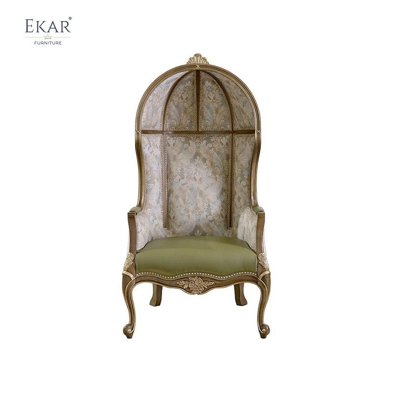 EKAR Majestique Canopy Porter’s Chair | Luxury American Style Hooded Armchair | Classical High-End Seating,EKAR FURNITURE CO.,LTD,EKAR Majestique Canopy Porter’s Chair | Luxury American Style Hooded Armchair | Classical High-End Seating,foshan furniture factory,custom Furniture factory,china furniture factory