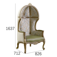 EKAR Majestique Canopy Porter’s Chair | Luxury American Style Hooded Armchair | Classical High-End Seating,EKAR FURNITURE CO.,LTD,EKAR Majestique Canopy Porter’s Chair | Luxury American Style Hooded Armchair | Classical High-End Seating,foshan furniture factory,custom Furniture factory,china furniture factory