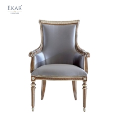 EKAR Regency Slate Accent Chair | Luxury American Style Armchair | High-End Living Room Furniture,EKAR FURNITURE CO.,LTD,EKAR Regency Slate Accent Chair | Luxury American Style Armchair | High-End Living Room Furniture,foshan furniture factory,custom Furniture factory,china furniture factory