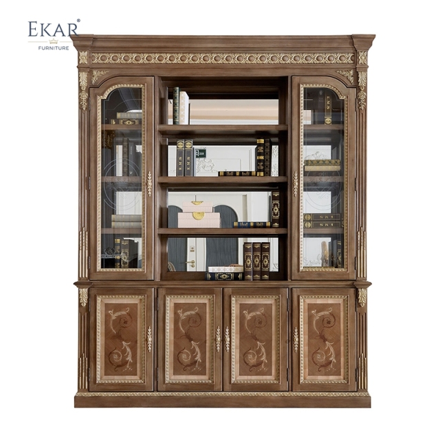 EKAR Chancellor Imperial Luxury Bookcase | American Style Ornate Display Cabinet |,MY SHOP,EKAR Chancellor Imperial Luxury Bookcase | American Style Ornate Display Cabinet |,foshan furniture factory,custom Furniture factory,china furniture factory