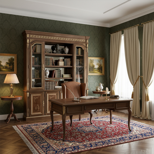 EKAR Chancellor Imperial Luxury Bookcase | American Style Ornate Display Cabinet |,MY SHOP,EKAR Chancellor Imperial Luxury Bookcase | American Style Ornate Display Cabinet |,foshan furniture factory,custom Furniture factory,china furniture factory