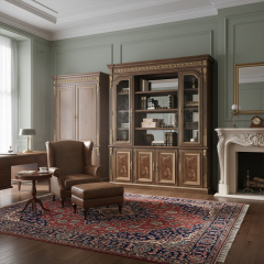 EKAR Chancellor Imperial Luxury Bookcase | American Style Ornate Display Cabinet |,MY SHOP,EKAR Chancellor Imperial Luxury Bookcase | American Style Ornate Display Cabinet |,foshan furniture factory,custom Furniture factory,china furniture factory