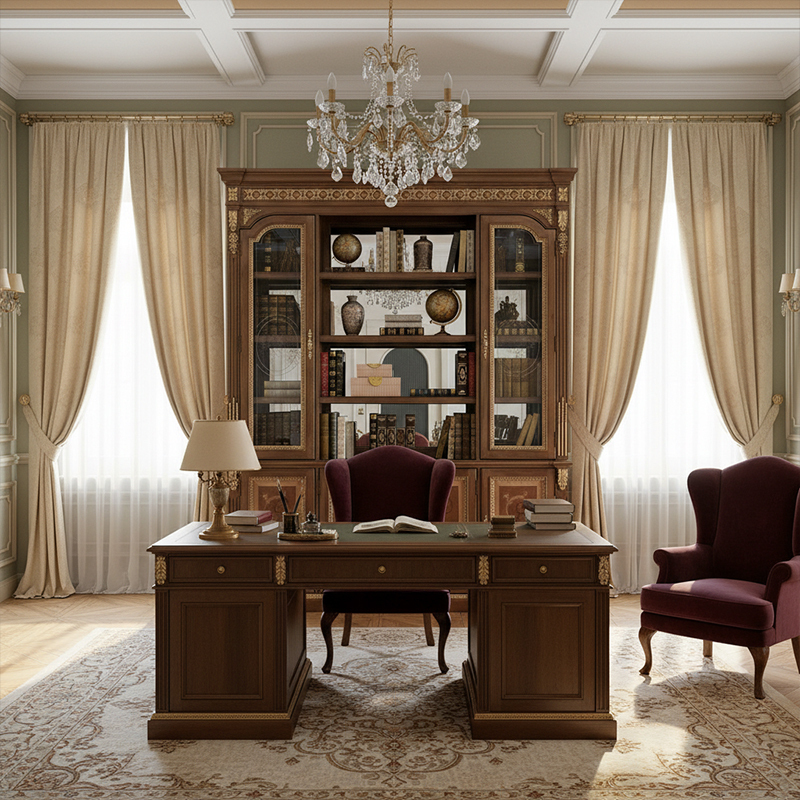 EKAR Chancellor Imperial Luxury Bookcase | American Style Ornate Display Cabinet |,EKAR FURNITURE CO.,LTD,EKAR Chancellor Imperial Luxury Bookcase | American Style Ornate Display Cabinet |,foshan furniture factory,custom Furniture factory,china furniture factory