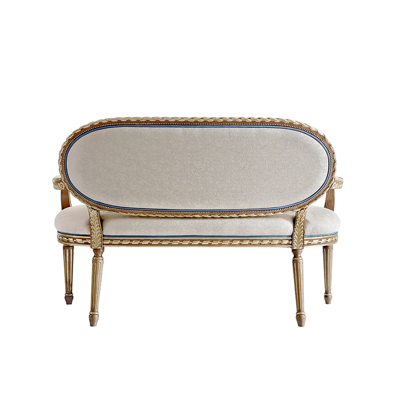 EKAR Sovereign Oval Back Luxury Settee|Hand-Carved American Style Loveseat| Premium Living Room Furniture,EKAR FURNITURE CO.,LTD,EKAR Sovereign Oval Back Luxury Settee|Hand-Carved American Style Loveseat| Premium Living Room Furnitur,foshan furniture factory,custom Furniture factory,china furniture factory